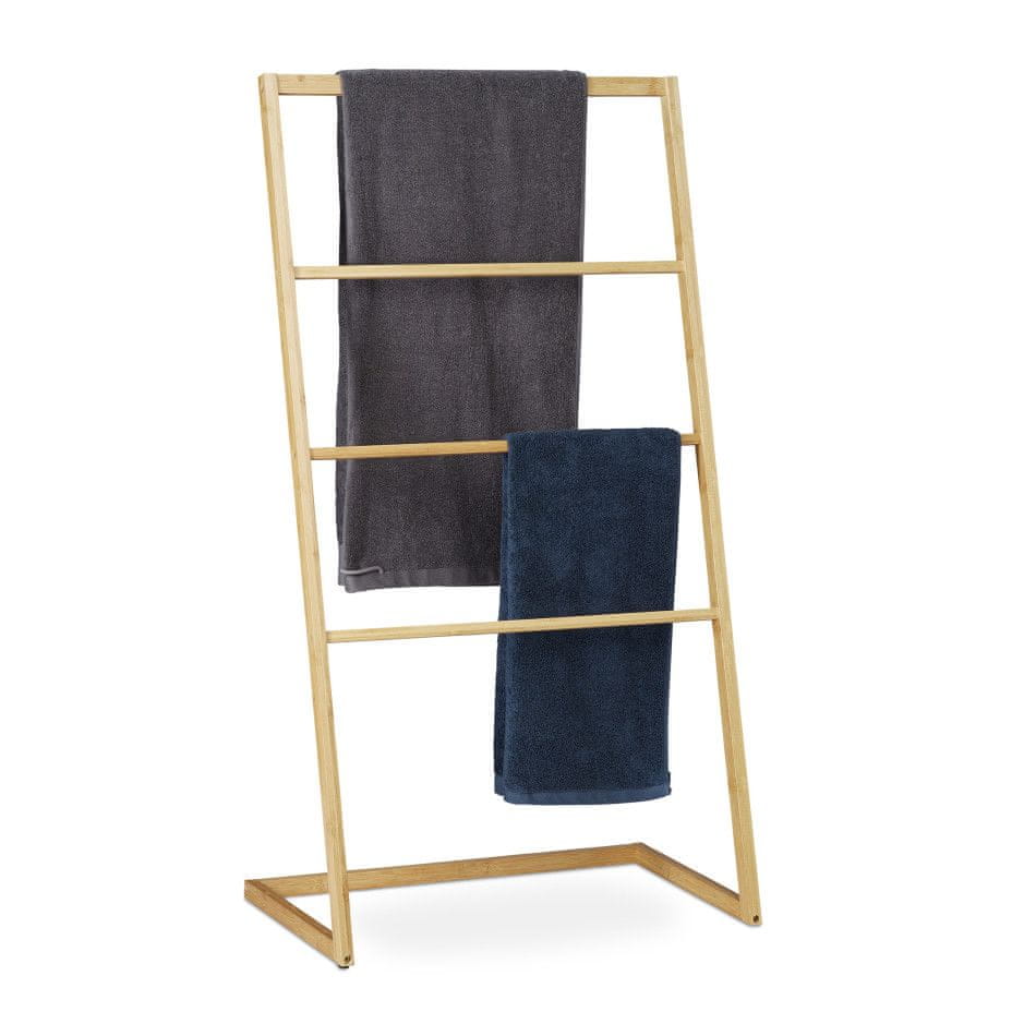 Relax Bambusový stojan na uteráky, RD8870, 110cm
